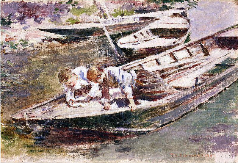 Theodore Robinson Two in a Boat